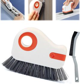 2 in 1 Groove Cleaning Brush, Easy to Store Window Track Cleaning Tools, Multifunction Window Track Cleaner