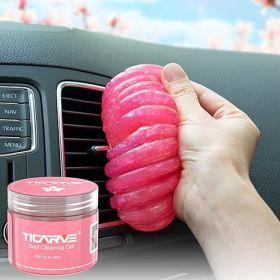 Car Cleaning Gel Detailing Putty Car Putty Auto Detailing Tools Car Interior Cleaner Cleaning Slime Car Accessories Keyboard Cleaner Rose