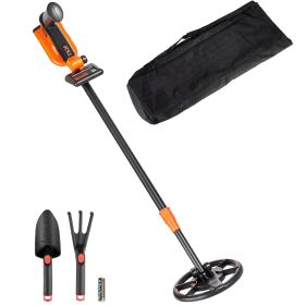 Metal Detector for Kids, 6 Inch, 25''-37'' Adjustable Gold Detector, IP68 Waterproof Search Coil with LCD Display Advanced DSP Chip