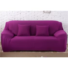 Solid Corner Sofa Covers Couch Slipcovers Elastica Material Sofa Skin Protector Cover Sofa Armchair (Option: 14-Quadruple seat)