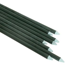 20PC Dark Green Solid Plastic Rods - DIY Craft Material, Support Sticks, Garden Tying Poles, Plant Binding Stakes (Option: Green)