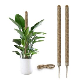 27.6inch Bendable Coconut Coir Stick With Hemp Rope The Ideal Plant Support, Natural And Eco-Friendly, Easily Create A Green Space (Option: 276inch)